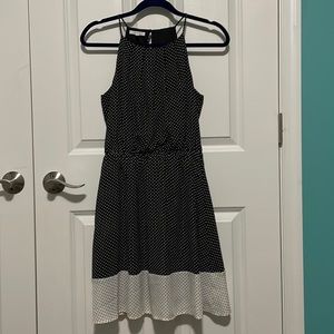 Super cute small women’s dress. Black and white polka dot.